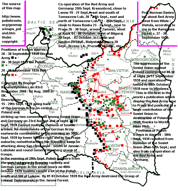 The Soviet Army west from Vistula - September 1939